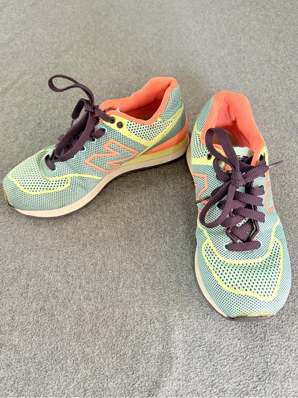 New Balance 574 Woven Running sneakers Teal Women 6.5 | UK 4 | retro colors